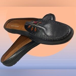 Naturalizer Ady Leather Beaded Mule Slides 830M26 9.5M